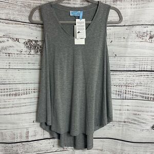 lycra Tank top Womens Large Survival heather gray light relaxed Fit New